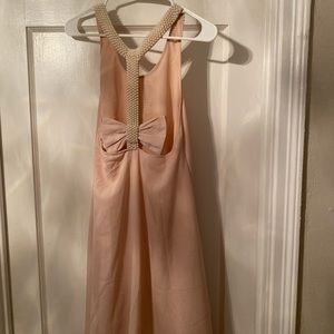 Pretty pearl pink dress